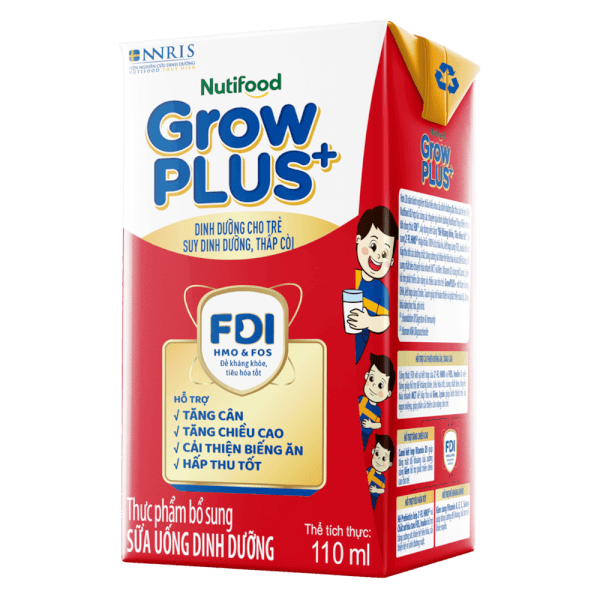Combo 5 Thùng SPDDPS GrowPLUS 110ml (lốc 4 hộp)