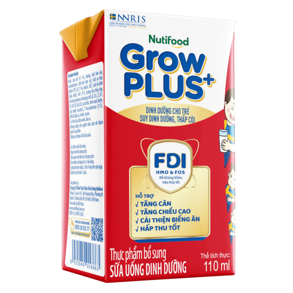 Combo 5 Thùng SPDDPS GrowPLUS 110ml (lốc 4 hộp)