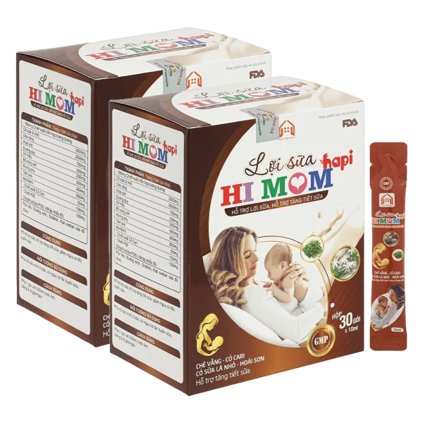 Combo 2 Lợi sữa Hi Mom Hapi (hộp 30 gói)