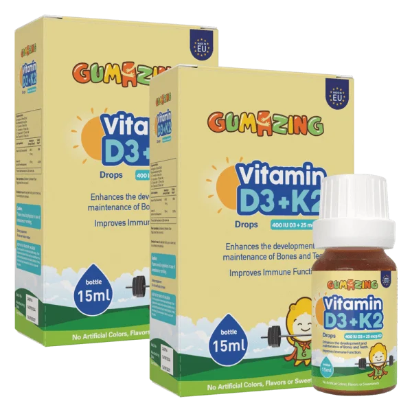 Combo 2 Thực phẩm bảo vệ sức khoẻ Gumazing Vitamin D3K2 Drops