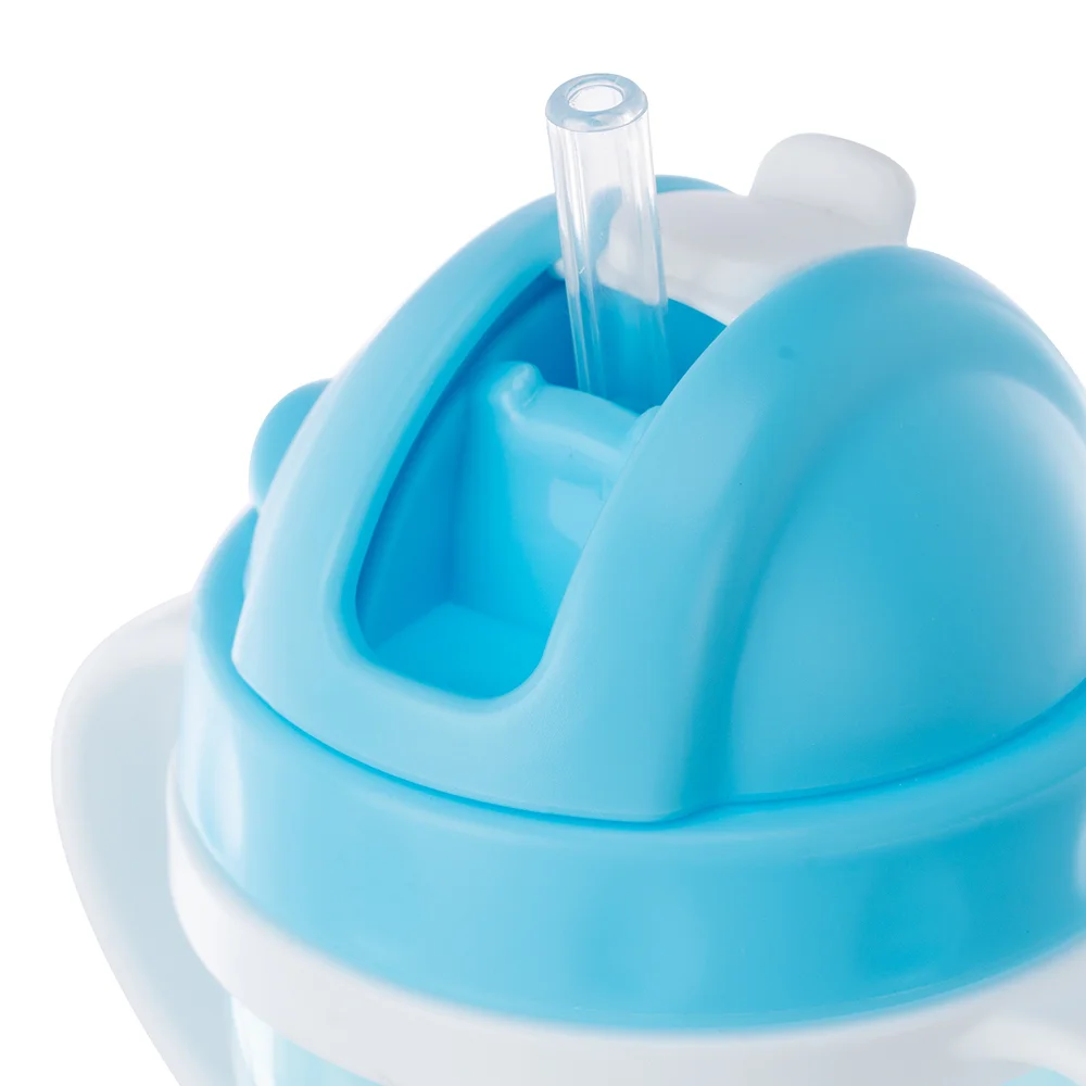 Combo 2 bình tập uống cách nhiệt Animo (240ml, xanh, tay cầm, RK-3431A)