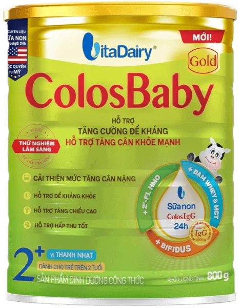 Sữa ColosBaby Gold 2+ 800g - S (Trên 2 tuổi)