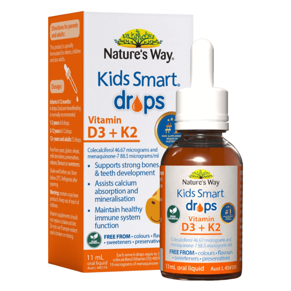 Thực phẩm bảo vệ sức khỏe Nature's Way Kids Smart Drops Vitamin D3 + K2