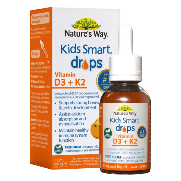 Thực phẩm bảo vệ sức khỏe Nature's Way Kids Smart Drops Vitamin D3 + K2