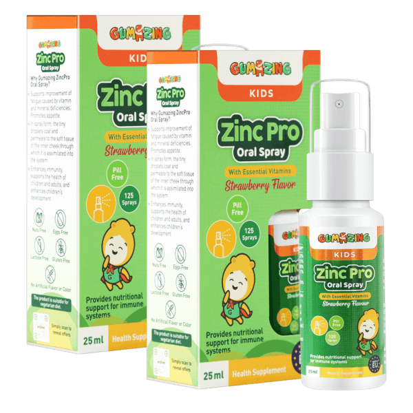Combo 02 Thực phẩm bảo vệ sức khoẻ Gumazing Zinc Pro Oral Spray 25ml