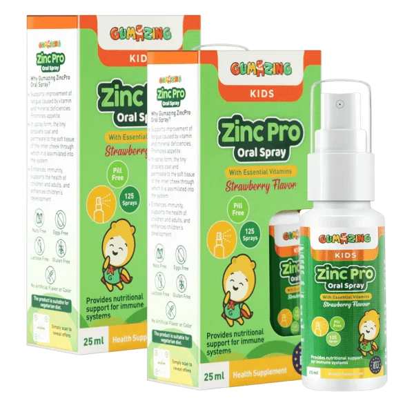 Combo 02 Thực phẩm bảo vệ sức khoẻ Gumazing Zinc Pro Oral Spray 25ml