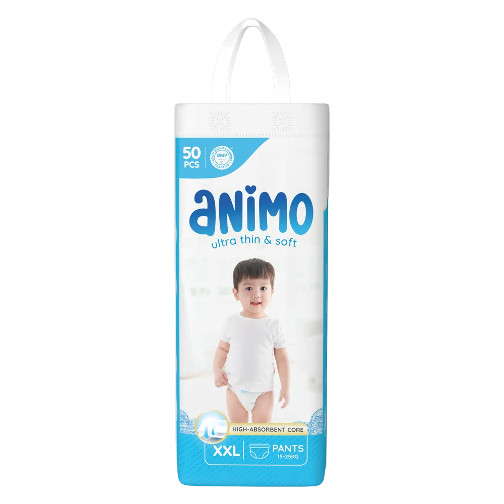 Tã Quần Animo Siêu Mềm Thoáng (XXL, 50 miếng)