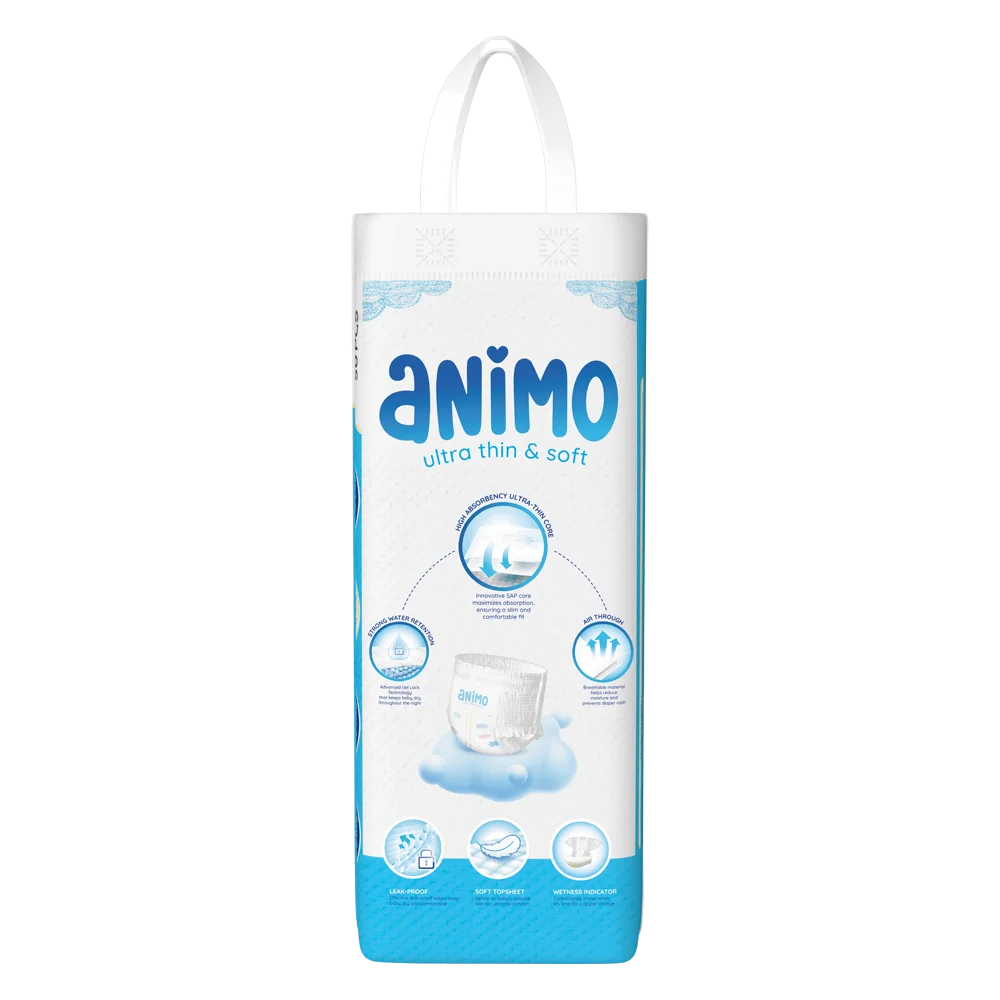Tã Quần Animo Siêu Mềm Thoáng (XL, 50 miếng)