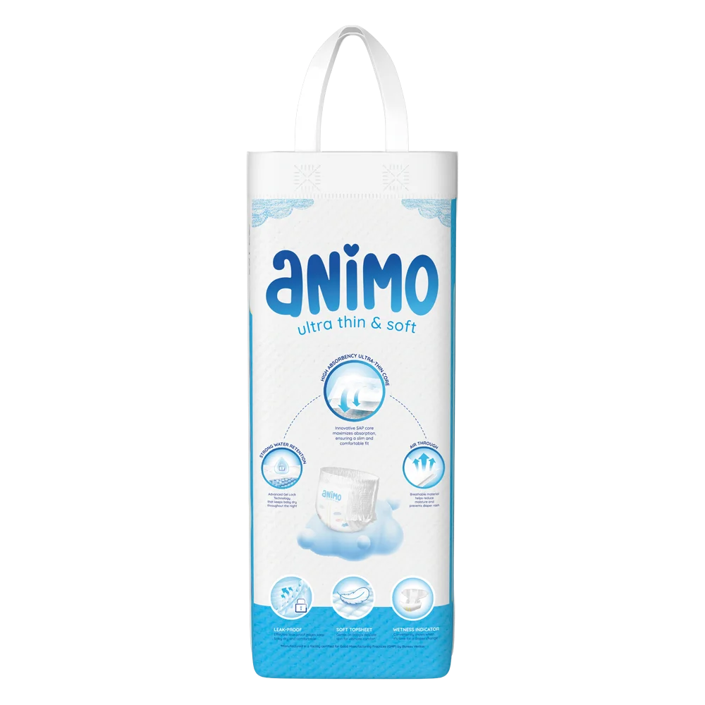 Tã Quần Animo Siêu Mềm Thoáng (L, 50 miếng)