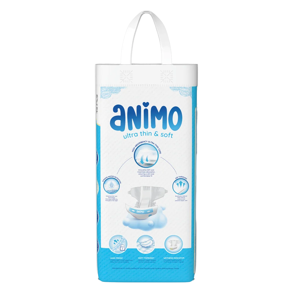 Tã dán Animo Siêu Mềm Thoáng (M, 46 miếng)