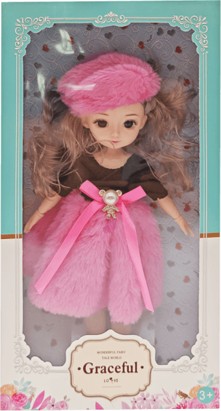 Búp bê công chúa mùa đông RFD634665 C505 (Hồng)