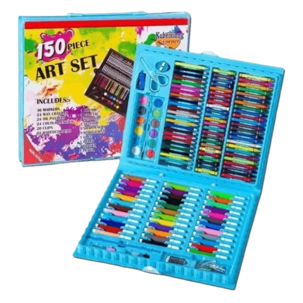 QT_CC_ Hộp bút sáp màu (Xanh)