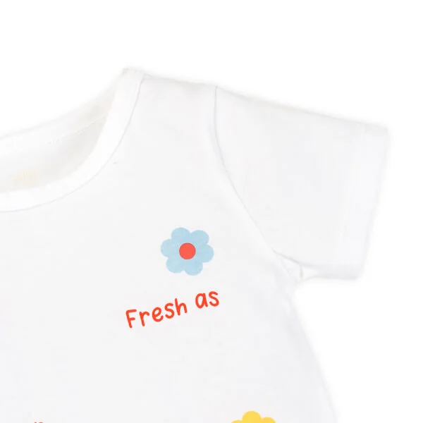 Bộ bé gái ngắn Animo Easy TX0925058 (1Y,Trắng-dương,TT07)