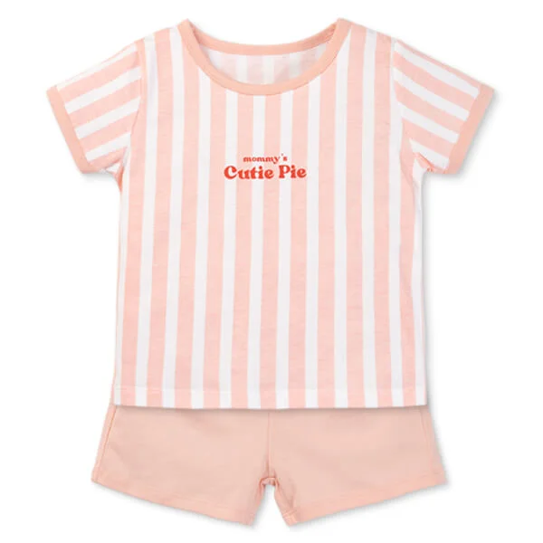 Bộ bé gái ngắn Animo Easy TX0825071 (1Y,Trắng-hồng,TT07)