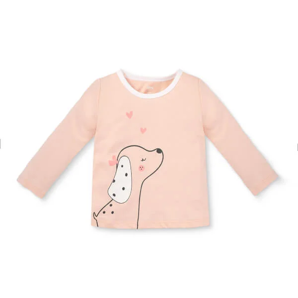 Bộ bé gái dài Animo Easy TX0825073 (1Y,Hồng-trắng,TT02)