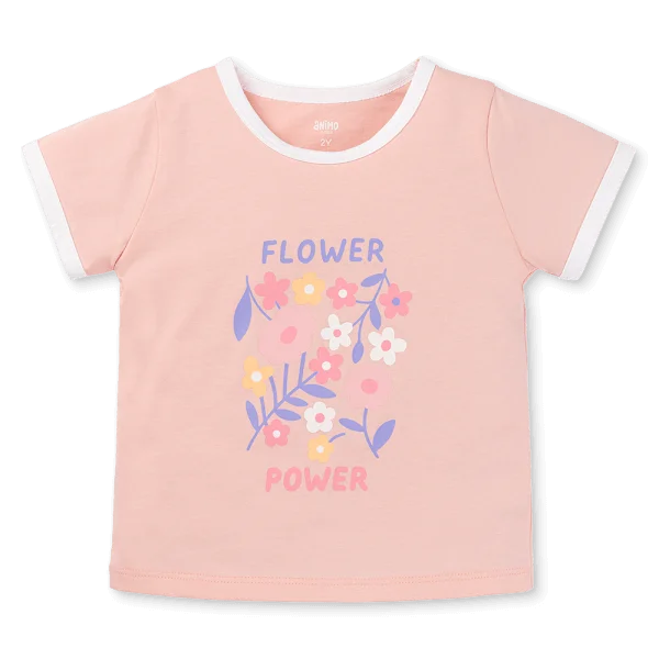 Áo bé gái tay ngắn Animo easy (1-4Y) TX0825074