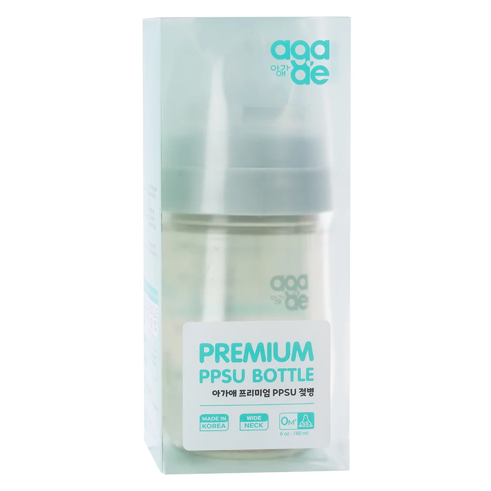 Bình sữa PPSU Aga-ae 180ml (Xanh)