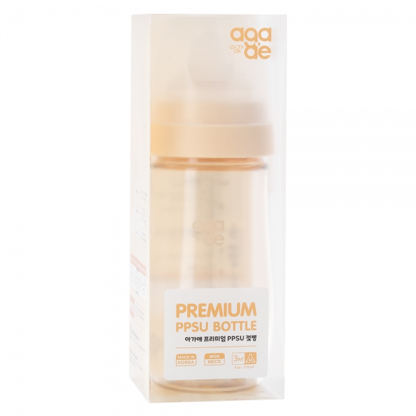 Bình sữa PPSU Aga-ae 270ml (Vàng)