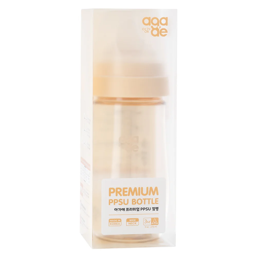 Bình sữa PPSU Aga-ae 270ml (Vàng)