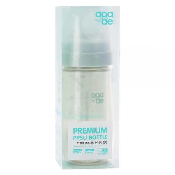 Bình sữa PPSU Aga-ae 270ml (Xanh)