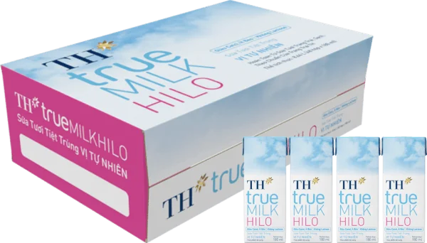 Thùng Sữa Tươi TH True Milk Hilo 180ml (lốc 4 hộp)