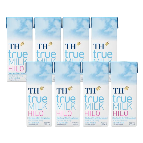 Combo 2 Sữa Tươi TH True Milk Hilo 180ml (lốc 4 hộp)