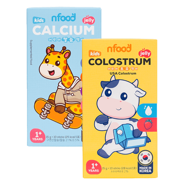 Combo 1 THẠCH SỮA NON TRẺ EM NFOOD HƯƠNG DÂU và 1 THỰC PHẨM BỔ SUNG THẠCH CALCI TRẺ EM NFOOD HƯƠNG ĐÀO