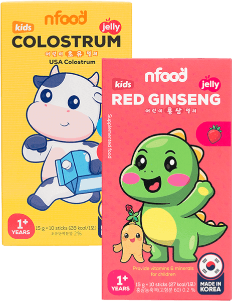 Combo 1 THẠCH SỮA NON TRẺ EM NFOOD HƯƠNG DÂU và 1 THỰC PHẨM BỔ SUNG THẠCH HỒNG SÂM TRẺ EM NFOOD