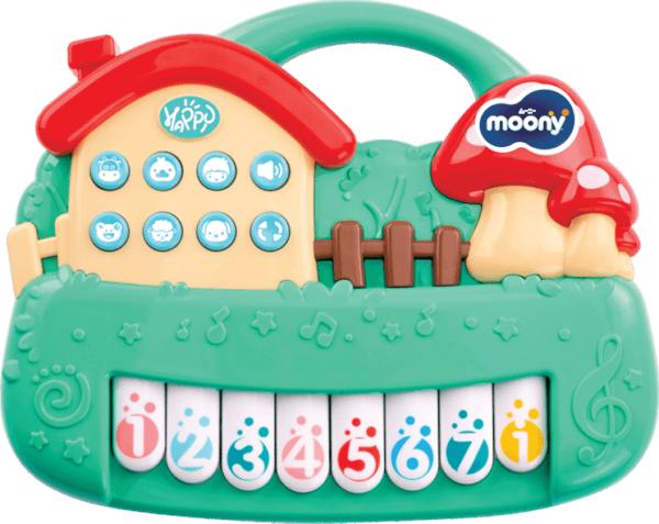 QT Moony - Đồ chơi piano ngôi nhà nấm