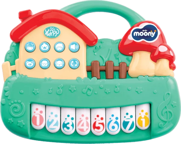 QT Moony - Đồ chơi piano ngôi nhà nấm
