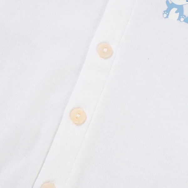 Set 2 Bộ kháng khuẩn Modal dài Animo VD0725008 (0-24M, màu Xanh biển - Trắng, NN05)