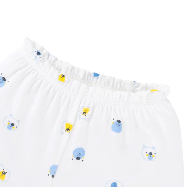 Set 2 Bộ kháng khuẩn Modal ngắn Animo VD0725005 (0-24M, màu Xanh biển - trắng, TT06)