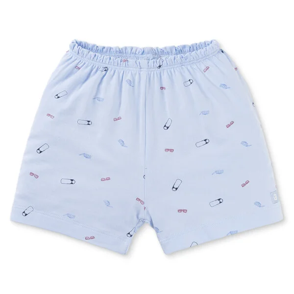 Set 2 Bộ kháng khuẩn Modal ngắn Animo BMC0925001 (0-24M, màu Xanh dương - Xanh biển, DD06)