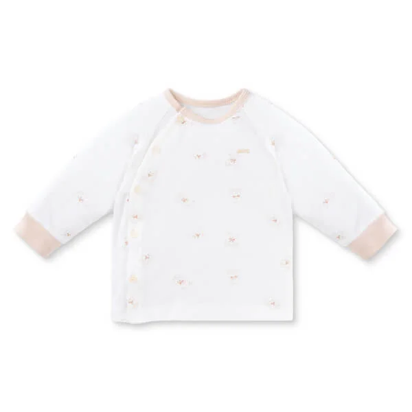 Set 2 Bộ kháng khuẩn Modal dài Animo BMC0925003 (0-24M, màu Be - Trắng, NN06)