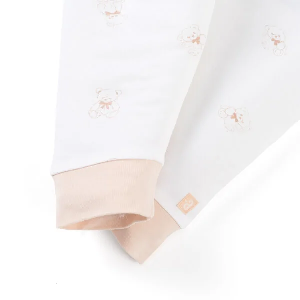 Set 2 Bộ kháng khuẩn Modal dài Animo BMC0925003 (0-24M, màu Be - Trắng, NN06)