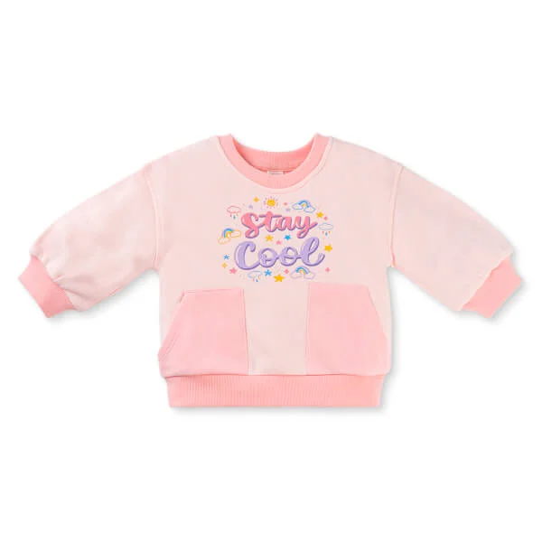 Bộ đông bé gái dài Animo ST0825005 (1-4Y, Hồng, NN01)