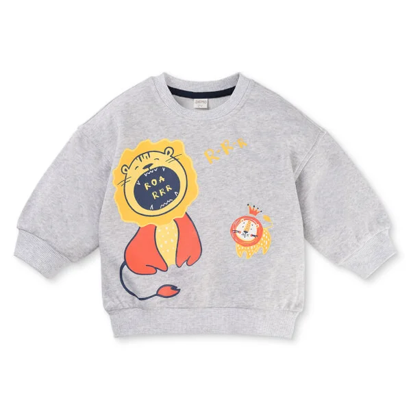 Bộ đông bé trai dài Animo ST0825011 (1-4Y, màu Xám-Navy, TT02)