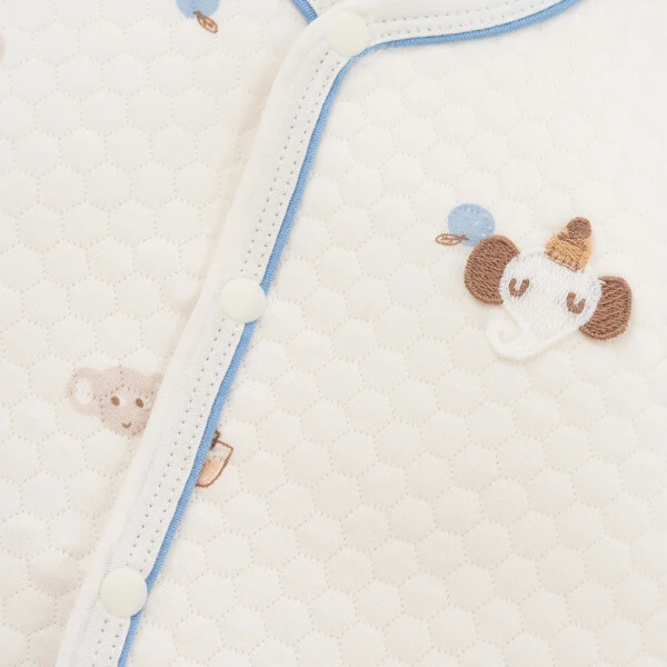 Áo ghile đông Animo MN0925016-M9535 (0-12M, màu Xanh)