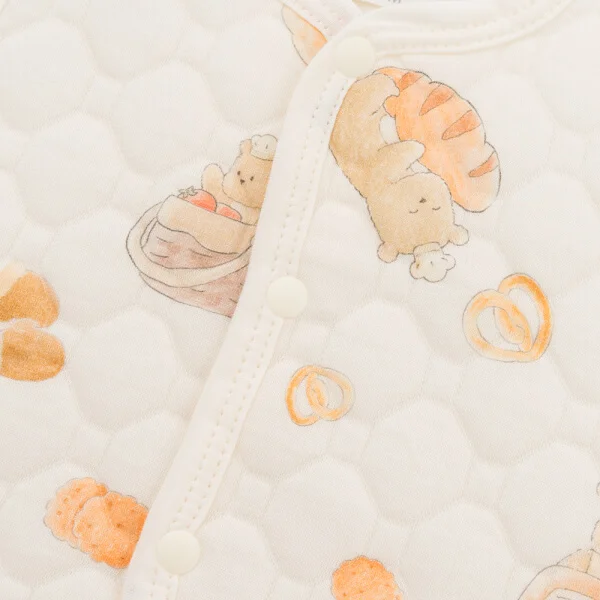 Áo ghile đông Animo MN0925015-M9534 (0-12M, màu Trắng)