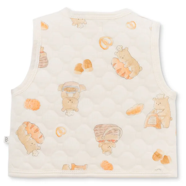 Áo ghile đông Animo MN0925015-M9534 (0-12M, màu Trắng)