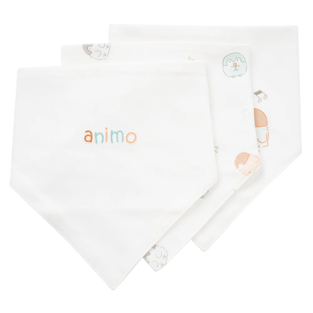 Set 3 yếm sơ sinh Animo MN0925013-M9272 (NB,nhiều màu)