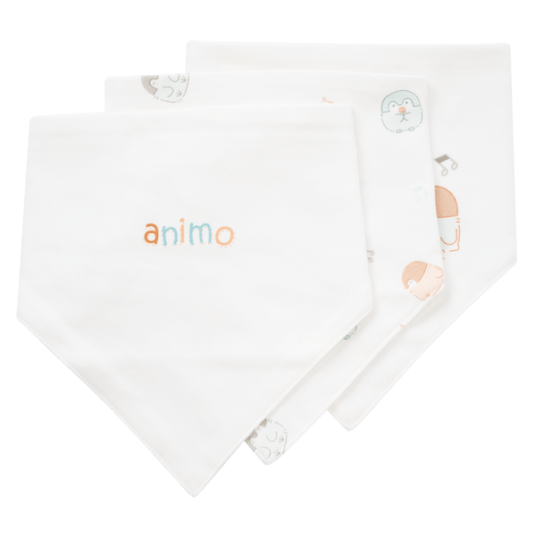 Set 3 yếm sơ sinh Animo MN0925013-M9272 (NB,nhiều màu)