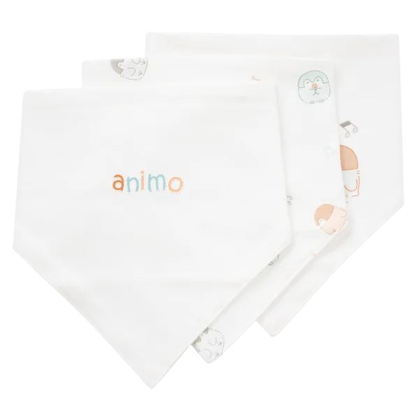 Set 3 yếm sơ sinh Animo MN0925013-M9272 (NB,nhiều màu)