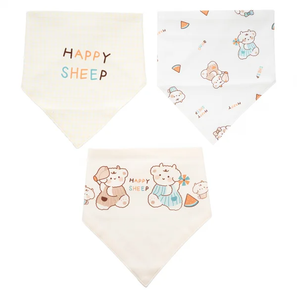 Set 3 yếm sơ sinh Animo MN0925012-M9271 (NB,nhiều màu)