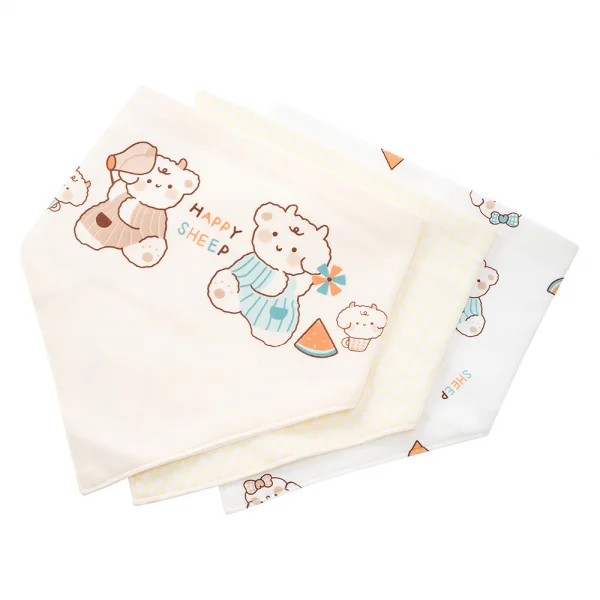 Set 3 yếm sơ sinh Animo MN0925012-M9271 (NB,nhiều màu)