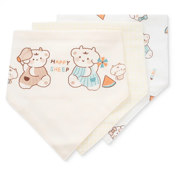 Set 3 yếm sơ sinh Animo MN0925012-M9271 (NB,nhiều màu)