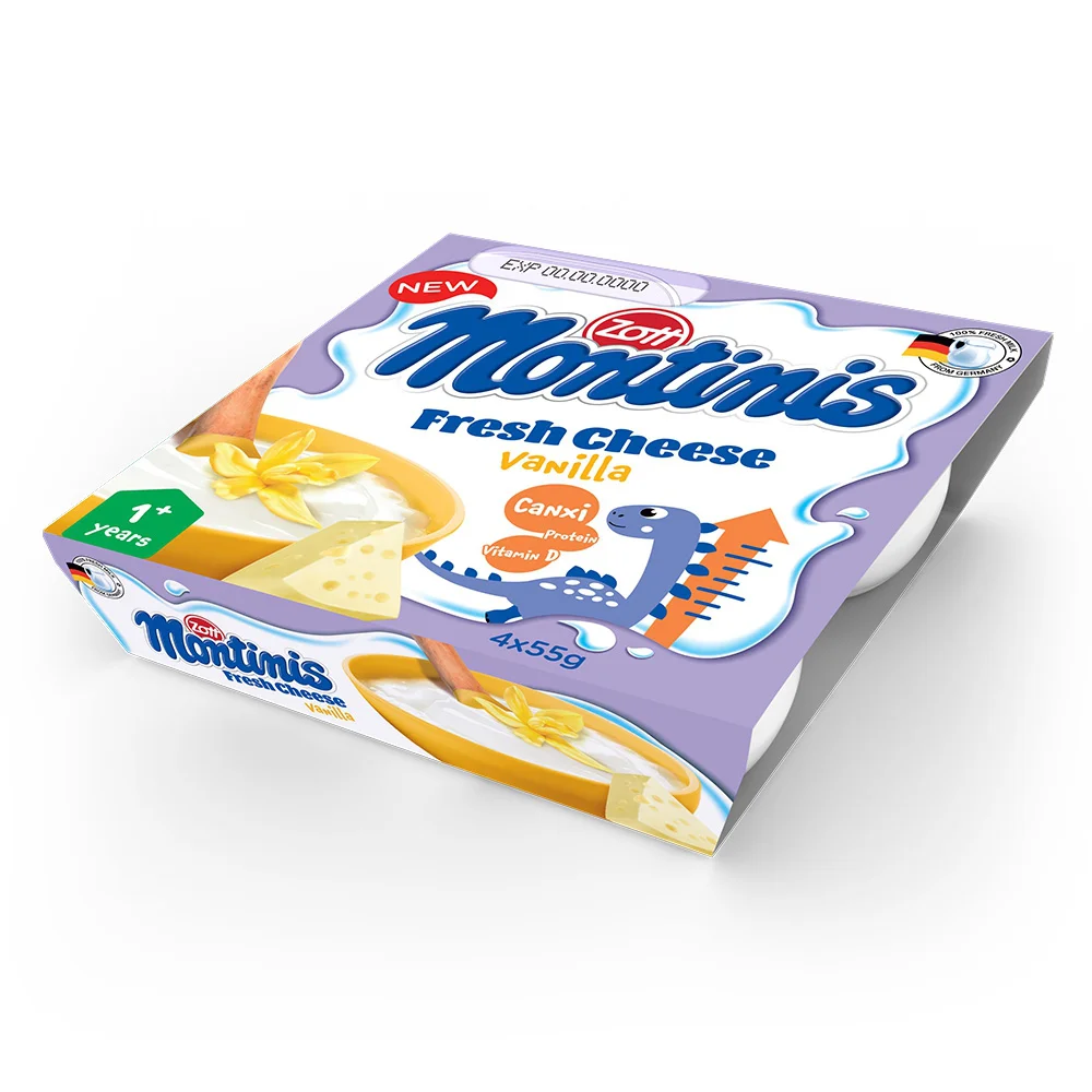 Phô mai tươi Montinis vị Vani 220gr (4*55gr)