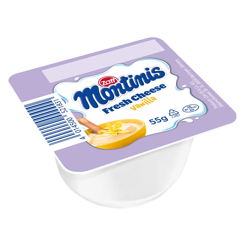 Phô mai tươi Montinis vị Vani 220gr (4*55gr)