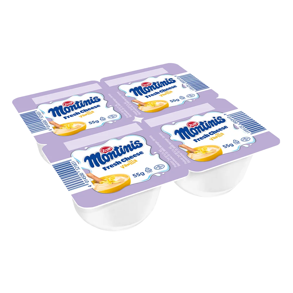 Phô mai tươi Montinis vị Vani 220gr (4*55gr)