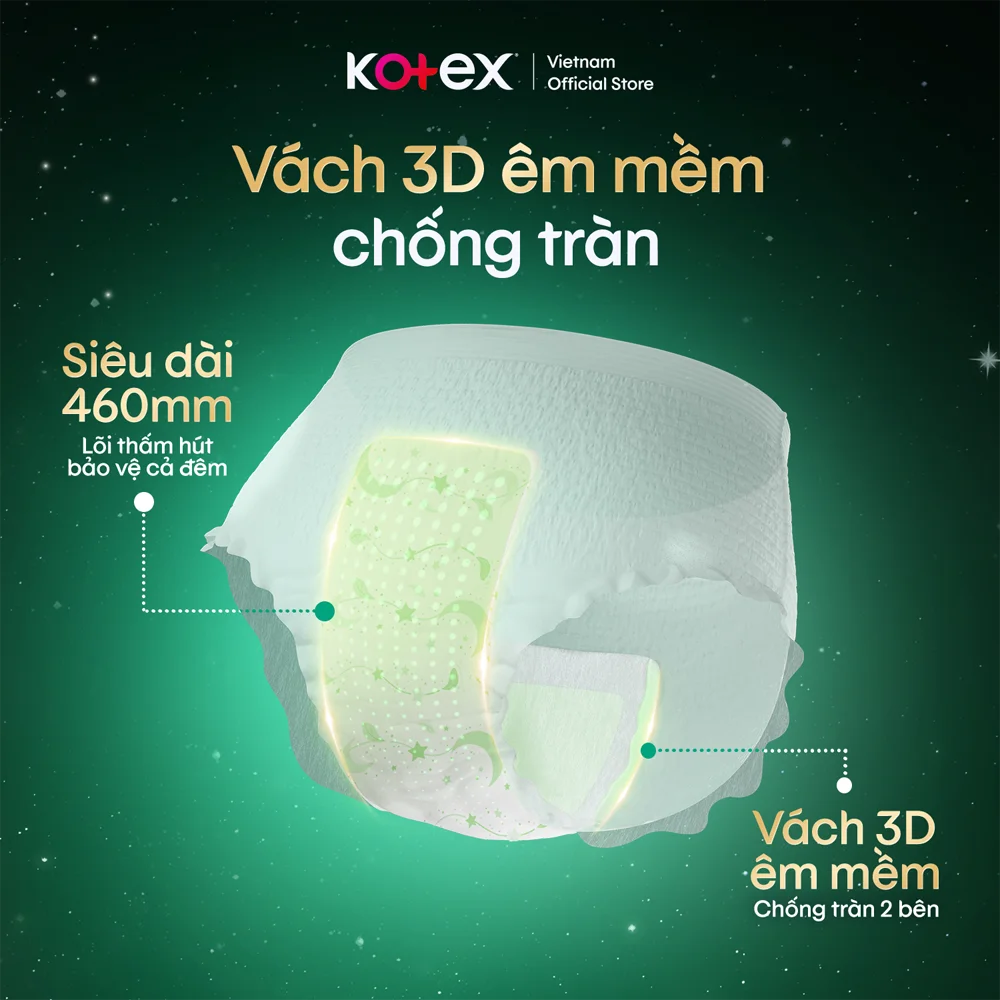 Combo 3 BVS Kotex Băng quần thảo dược (L/XL)
